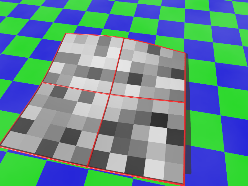 rending of the bezier include sample code with wireframe